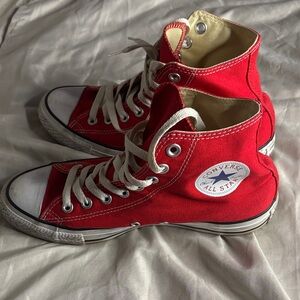 Converse All Star Red Canvas High-Tops